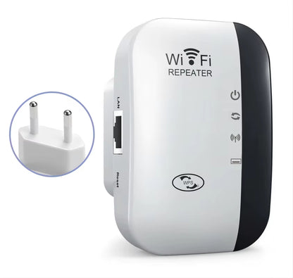 Wifi Repeater Wireless Signal Amplifier Extended Network Enhancer EU US Home Router 300M Thro