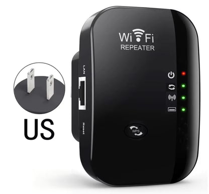 Wifi Repeater Wireless Signal Amplifier Extended Network Enhancer EU US Home Router 300M Thro