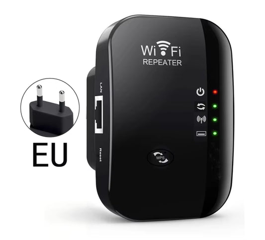 Wifi Repeater Wireless Signal Amplifier Extended Network Enhancer EU US Home Router 300M Thro
